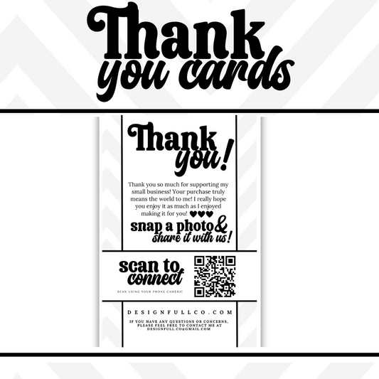 Custom Thank You Cards File